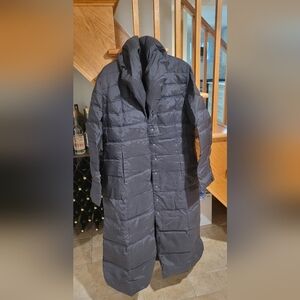 Esprit Black Long Puffer Coat- Large